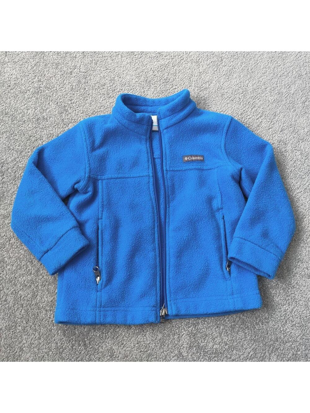 Columbia Toddler Blue Fleece Zip Jacket 3T